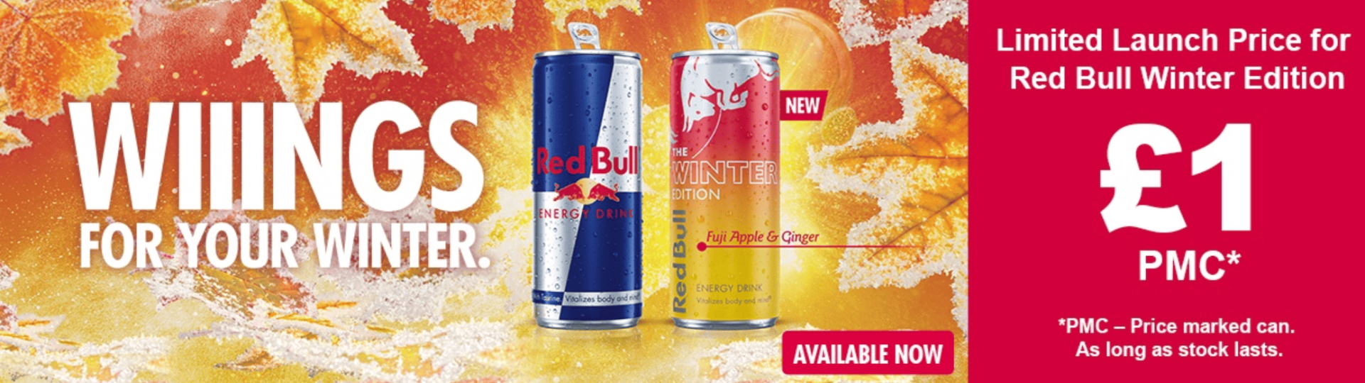 Red Bull Winter Edition advertisement